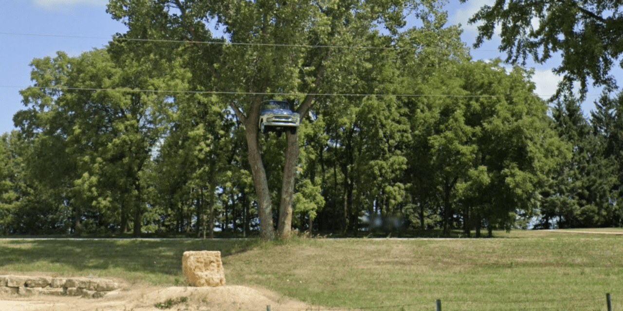 Yes.  You saw a truck in that tree on I-43